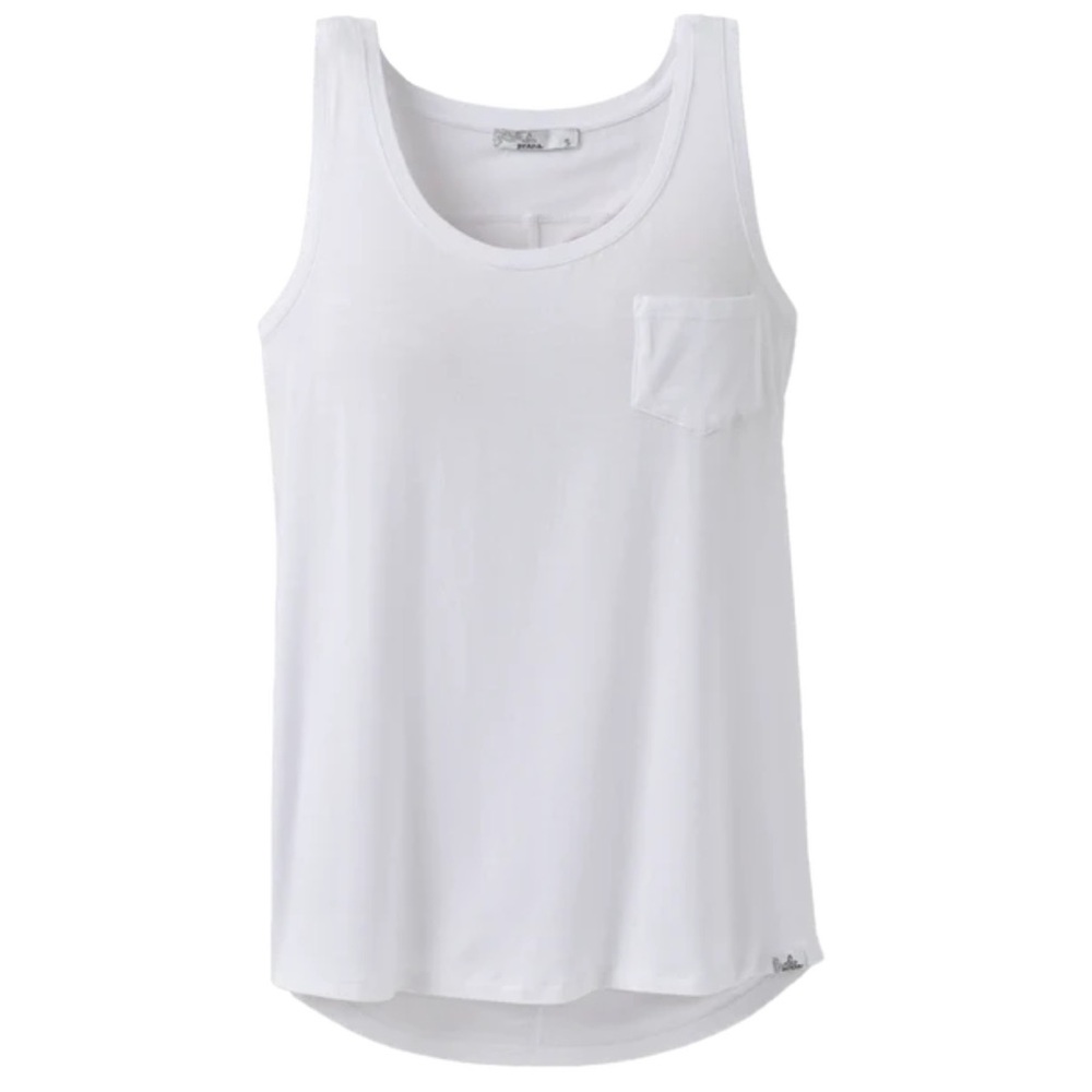 Prana Women’s Foundation Scoop Neck Tank | White | Size Small